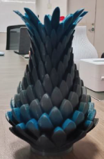 PETG GRADIENT Black gunmetal navy